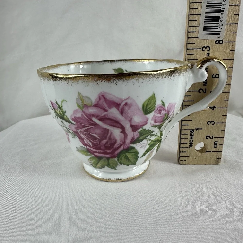 Vintage‎ Royal Standard ORLEANS ROSE Teacup & Saucer Set Fine Bone China England